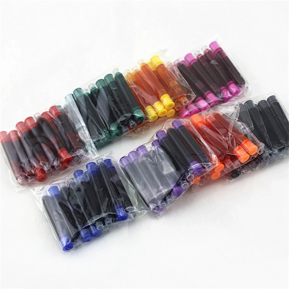 High quality Stationery Student Ink Pen Color Ink Fountain Pen Refill Fountain Pen ink Cartridge