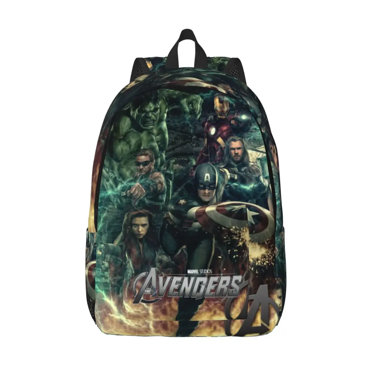 

Fan Sign College Bag Marvel Avengers Film Girl Boy Adjustable Strap Hiking Birthday Multi Compartment Children's Bags