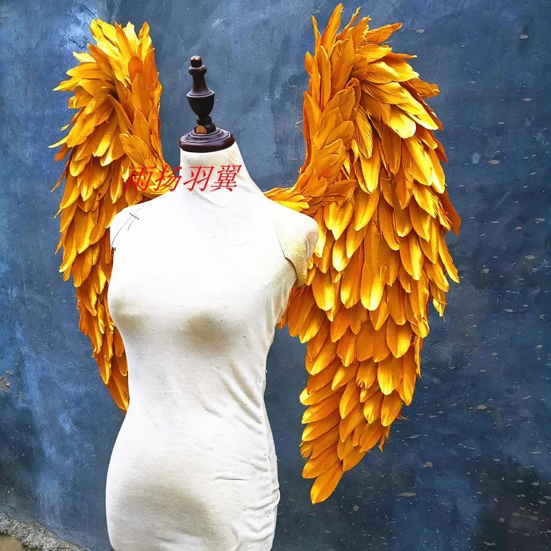 White Black Adult Children Angel Feather Wing Costume Cosplay Fairy Fancy Dress Halloween Party Event Home Wedding Festival