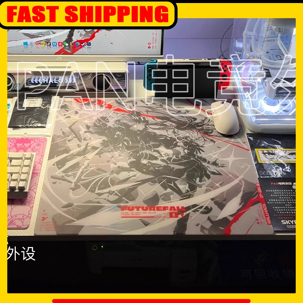 

WALLHACK 4.0 Futurefall Glass Mousepad Duplicate Edition Mouse Pad 490x430mm Smooth Gaming Mousepad PC Gamer Accessory Gifts