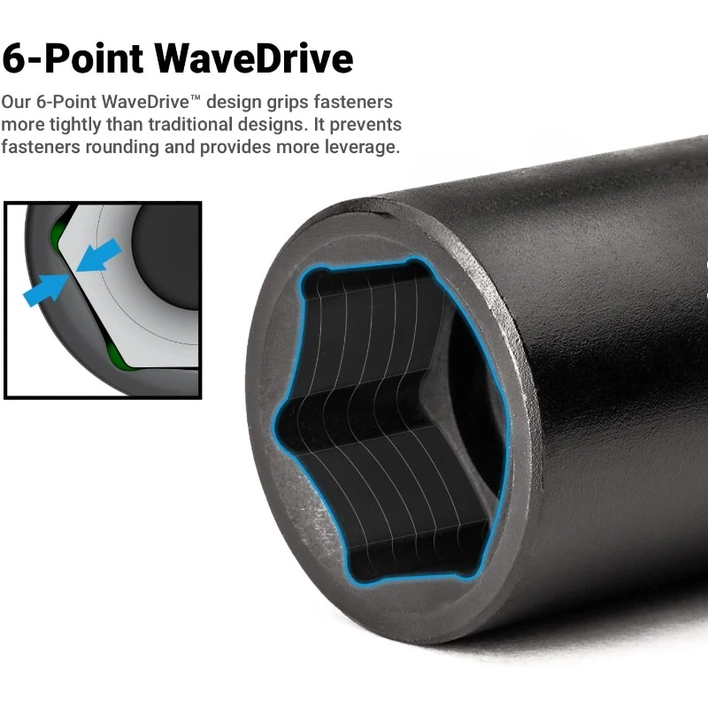 1/2-Inch Drive Deep Impact Socket Set with Adapters and Extensions, Chrome Molybdenum, Master Set Metric and SAE home.