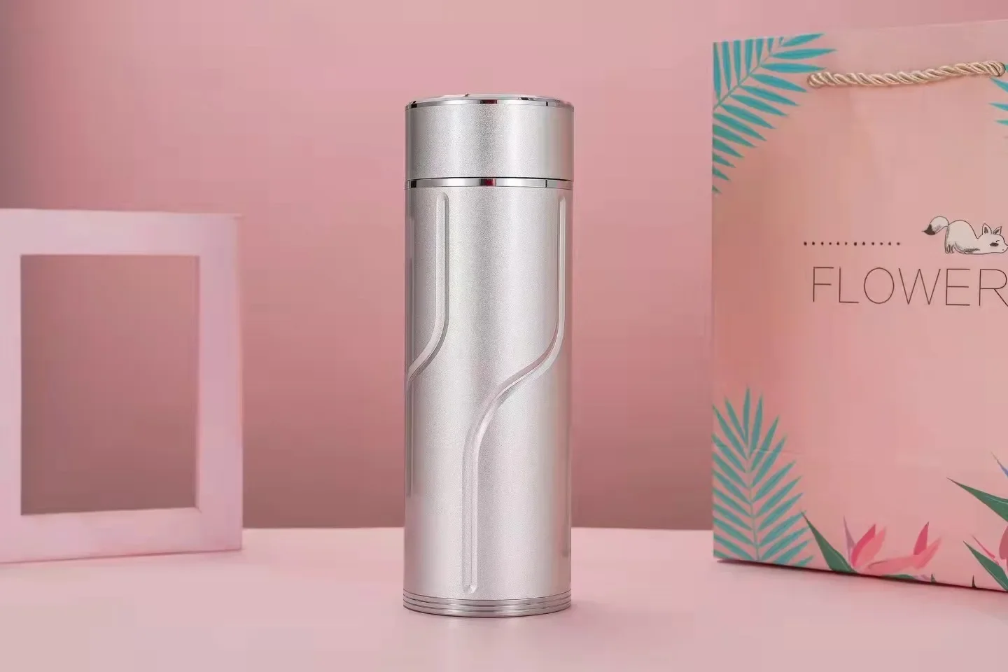 Thermos cup,Sterling Silver Liner,999 Solid Silver,Business gifts,Vacuum Insulation,Water And Tea Separation,High-end BOTTLE