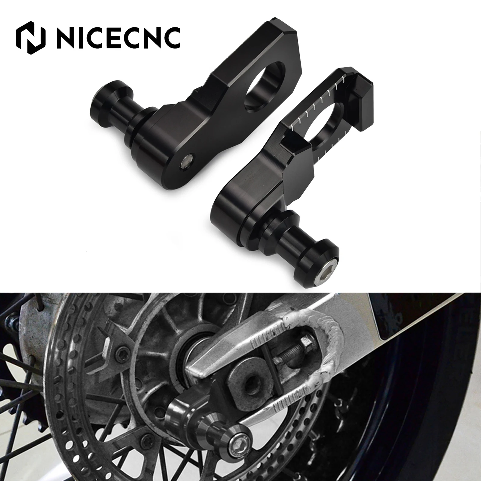 Rear Axle Sliders Block Swingarm Spools Chain Adjuster For Suzuki GSXR600 GSXR750 GSXR1000 GSXR600 750 1000 Hayabusa GSXR
