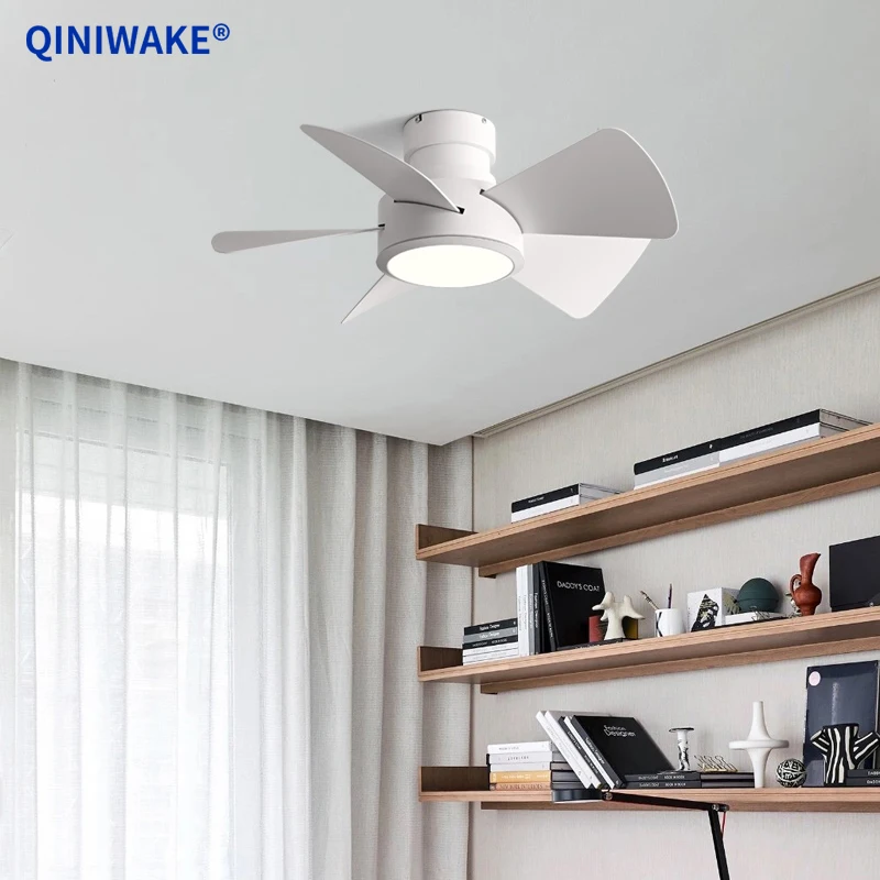 Modern Reversible BLDC Ceiling Fan Lamp 30/36 Inch Quiet LED Light With Remote Control Indoor Decor for Bedroom Living Room