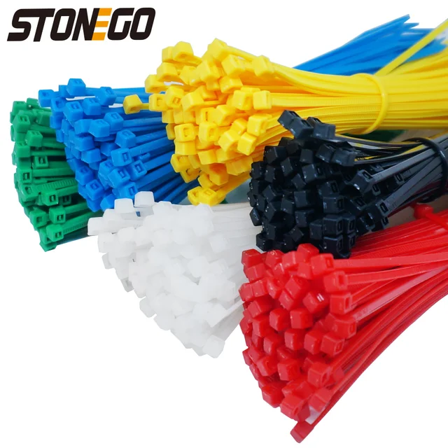 100 szt. 2,5 mm * 150 mm samoblokujący nylonowy drut kablowy opaski zaciskowe opaski kablowe biały czarny organizer zapinający kabel