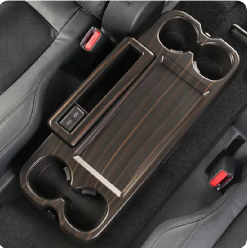 Car Rear Middle Row Seat Water Cup Armrest Panel Cover Trim For Toyota Sienna 2022+ Car Interior Accessories Decoration - view 3
