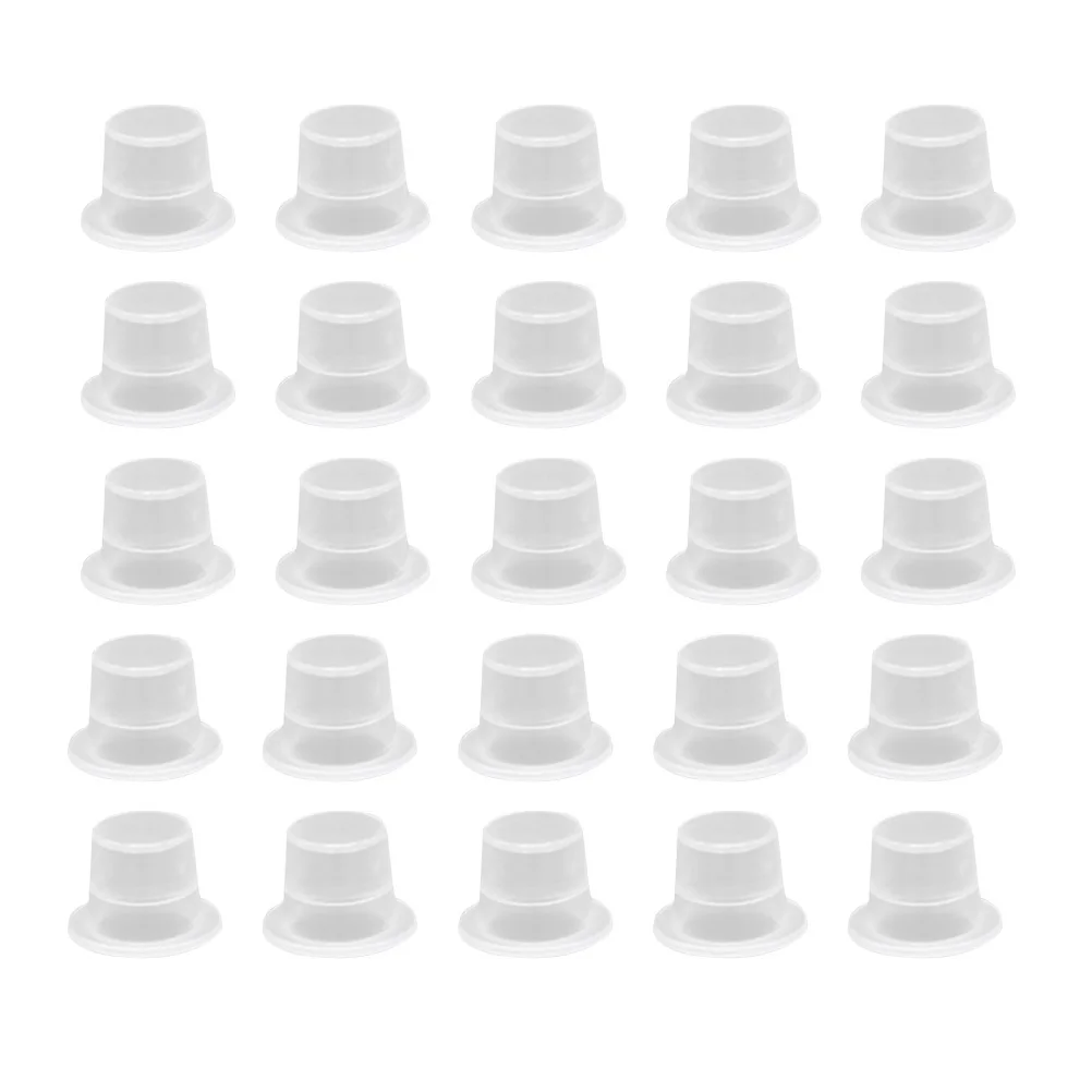 

200Pcs Pigment Cups Small Size Clear Plastic Ink Cups for Eyelash Extension Kits Supplies