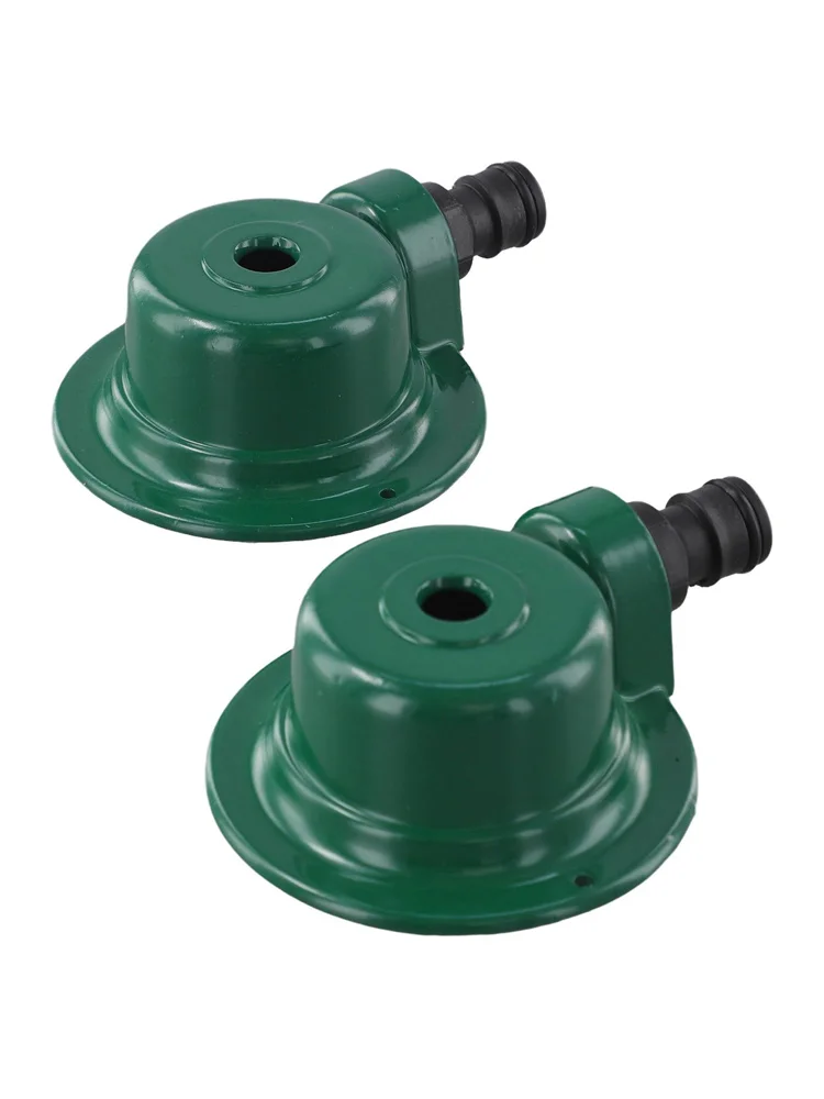 2 Piece Metal Lawn Sprinkler with 360 Degree Rotation for Automatic Garden Irrigation System Offering Adjustable Water Control