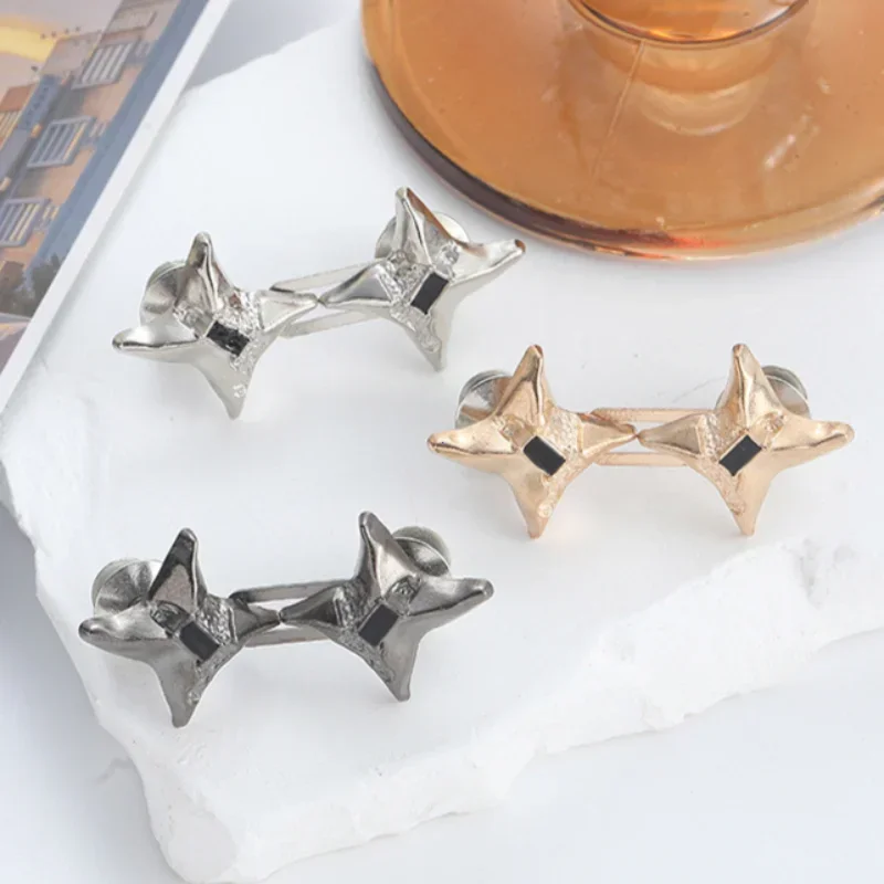 Temperament Four Pointed Star Waist Tightening Tool, Adjustable Waist Buckle, Fashionable Jeans, Fixed Waist Buckle 2024