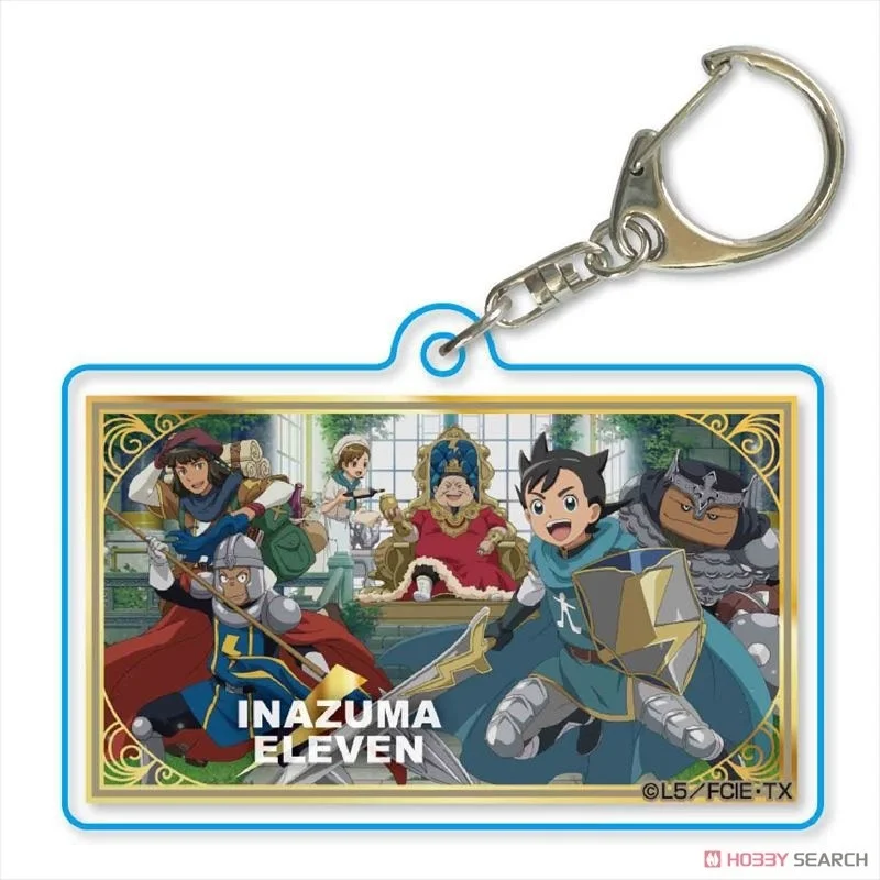6cm Inazuma Eleven Acrylic Pendant Keychains Animation Peripheral Accessories Goods Collection Gifts For Friends