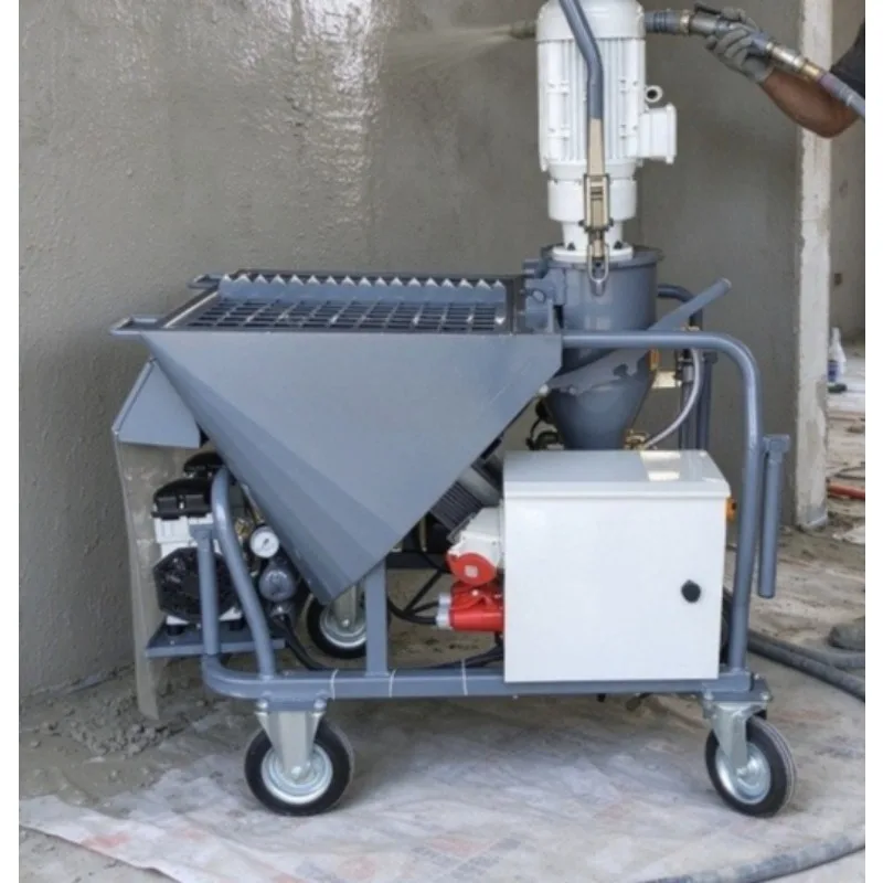 Fully Automatic Gypsum Spraying Machine Wall Lightweight Gypsum Plastering Machine High-power and Efficient Spraying