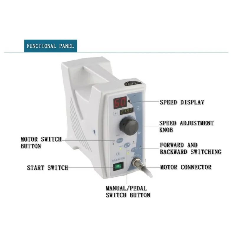 Oz 6 Oz Plus Electric Precision Tool Multi-Purpose Grinding Polishing Machine with Carbon-Free Brush Handle for Mold Workpiece