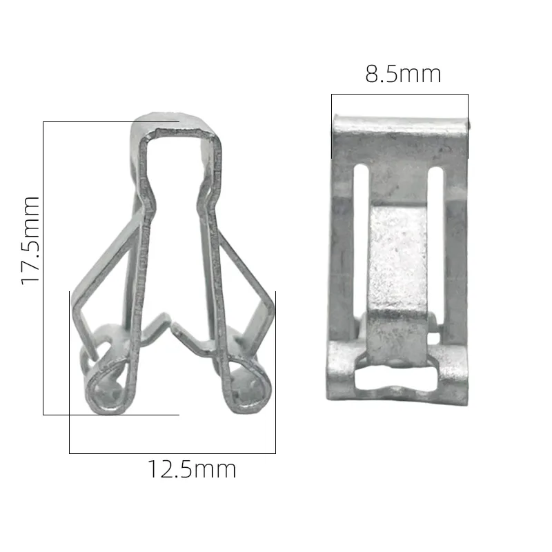 Car Central Control Dashboard Navigation Trim Panel Metal Retainer Fastener Clips for Nissan 11296-3TA0A 1613183180 7701070623