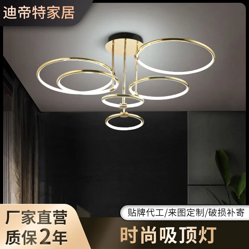Modern Fashion Living Room Chandelier for Minimalist Bar Restaurant Creative Pendant Light Smart Ceiling Lamp Direct from