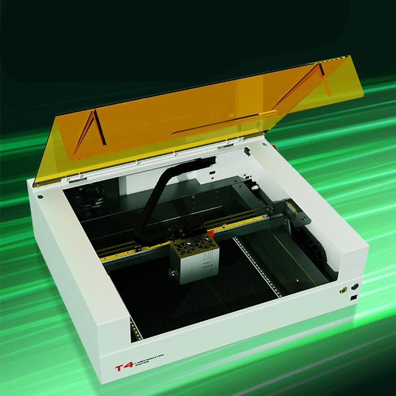 T4 Enclosed Laser Engraving Machine Desktop Automatic Machine DIY Multifunctional Household Metal Wood Board Marking 10W Laser