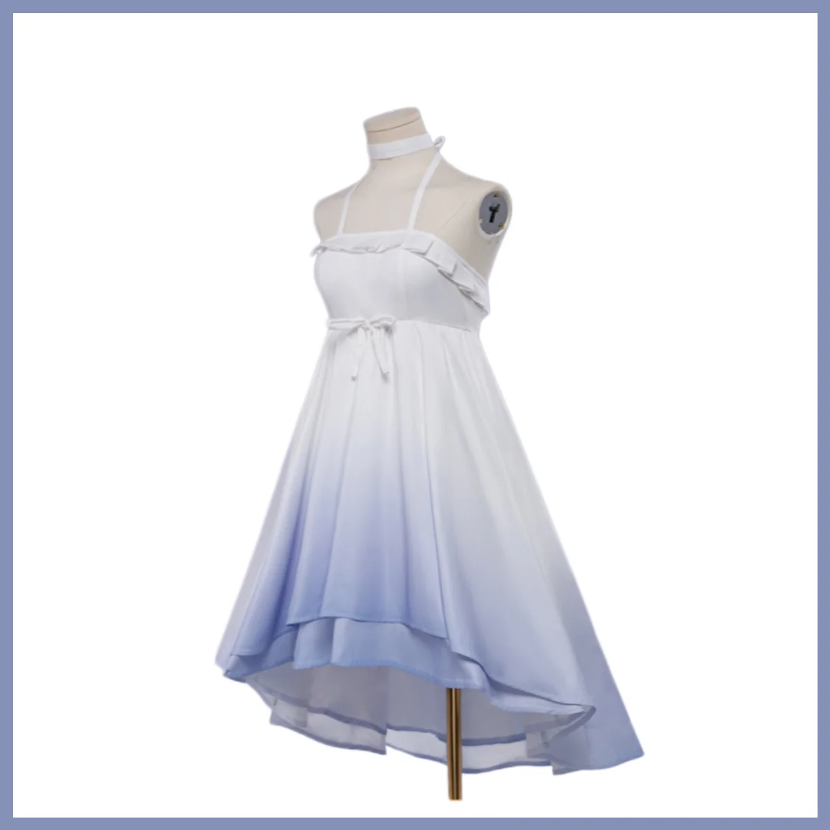Game Moon Maiden Columbina Hyposelenia Cosplay Costume Kuutar Damselette Straps Dress Pajamas Wig Woman Sexy Cute Party Suit view 3