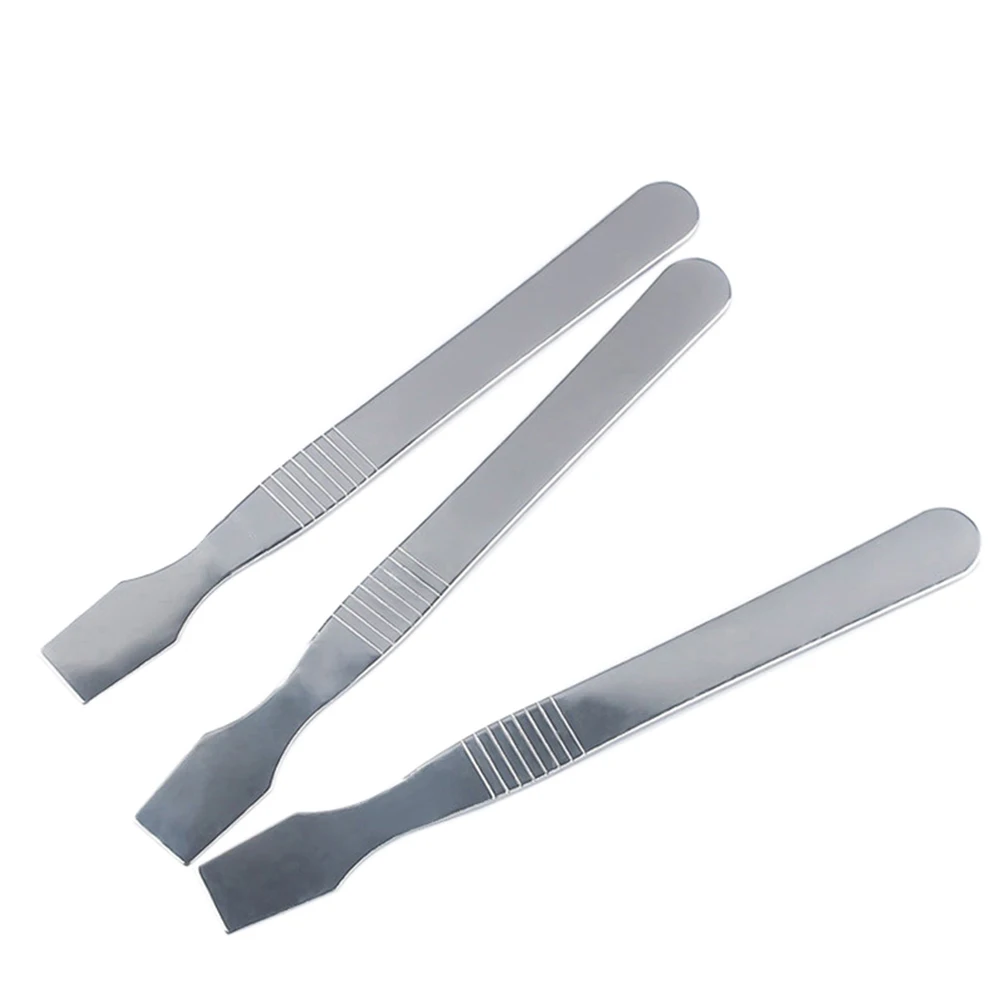 5pcs/lot Flux Scraper Metal Spudger Thermal Grease Paste For Mobile Phone Rework PCB Repair Welding Fluxes Assistant Tools