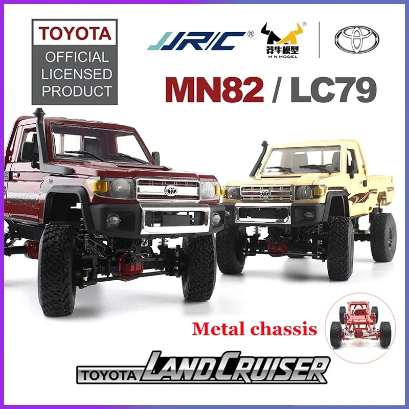 Metal MN82 Remote Controlled Climbing Off-road Vehicle 1:12 Full Scale 4WD for Toyota LC79 Simulation RC Model Children Toy