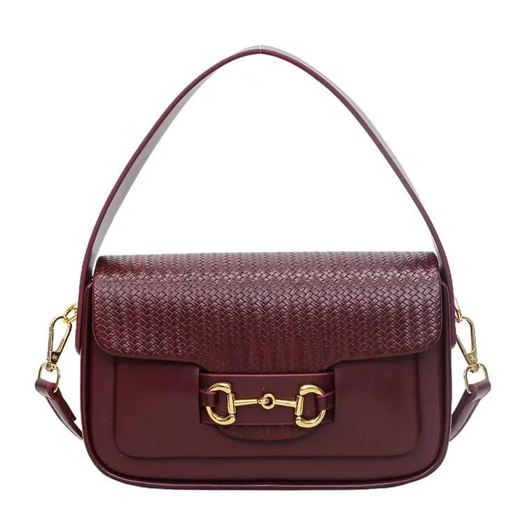 

Взрывоопасная 2652 легкая роскошная стильная нишевая дизайнерская модная простая универсальная трендовая повседневная сумка на плечо в стиле ретро