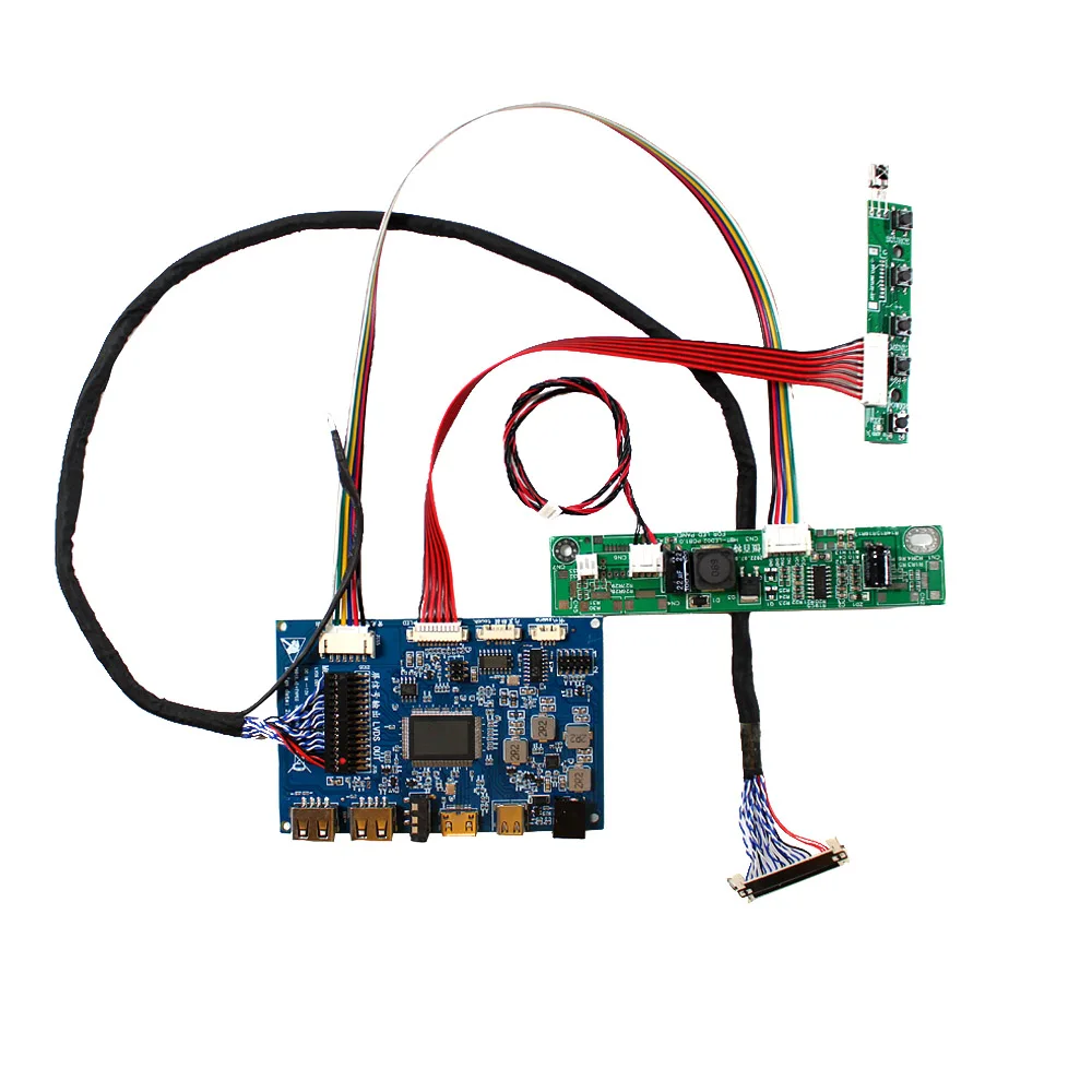 Type-C 2Usb 30Pin-Lvds-Lcd-Controller-Board for 1280X1024 M170Etn01.1 G190Etn01.0 1920X1080 G215Han01.0 M270Hw02 Lcd Screen