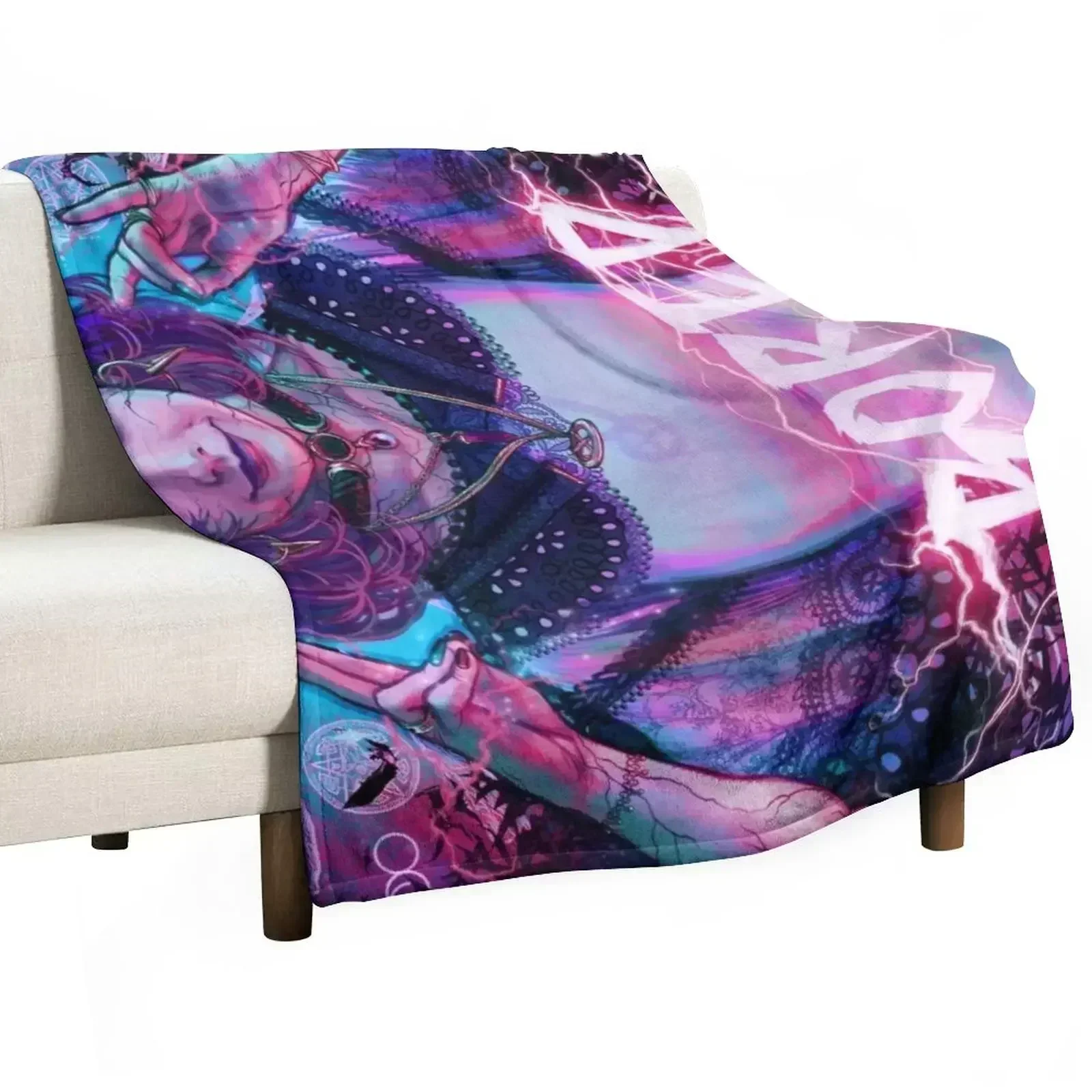 Dark Willow - Bored Now Throw Blanket christmas gifts Multi-Purpose Comforter Blankets