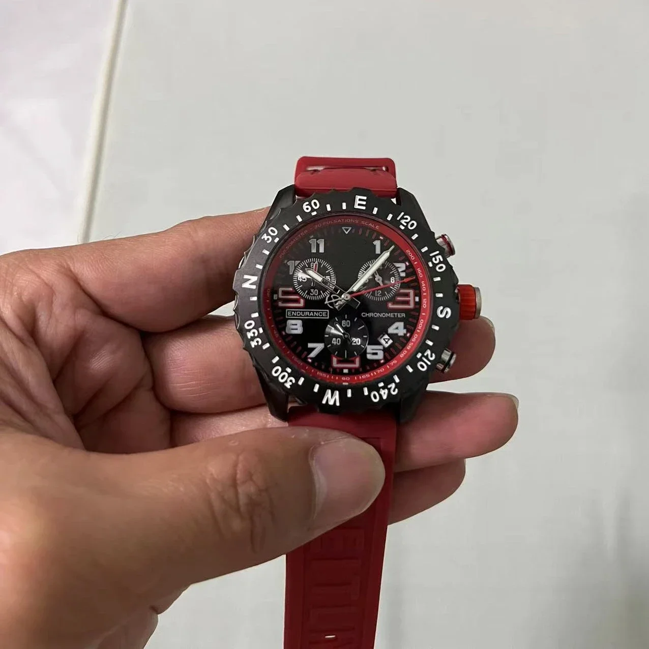 Luxury Men's Watch Multifunctional Three Eye Six Needle Automatic Date Chronograph Pro Avenger Business Sports Watch