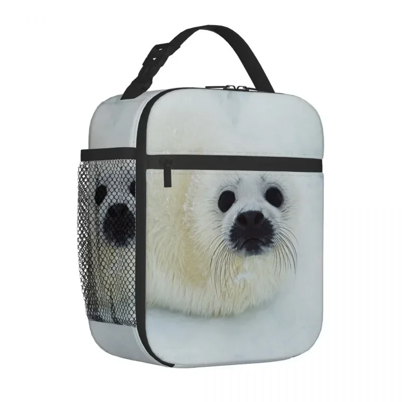 seal animal Portable Aluminum Foil Thickened Insulated Lunch Bag Insulated Lunch Waterproof Insulated Lunch Tote Bag