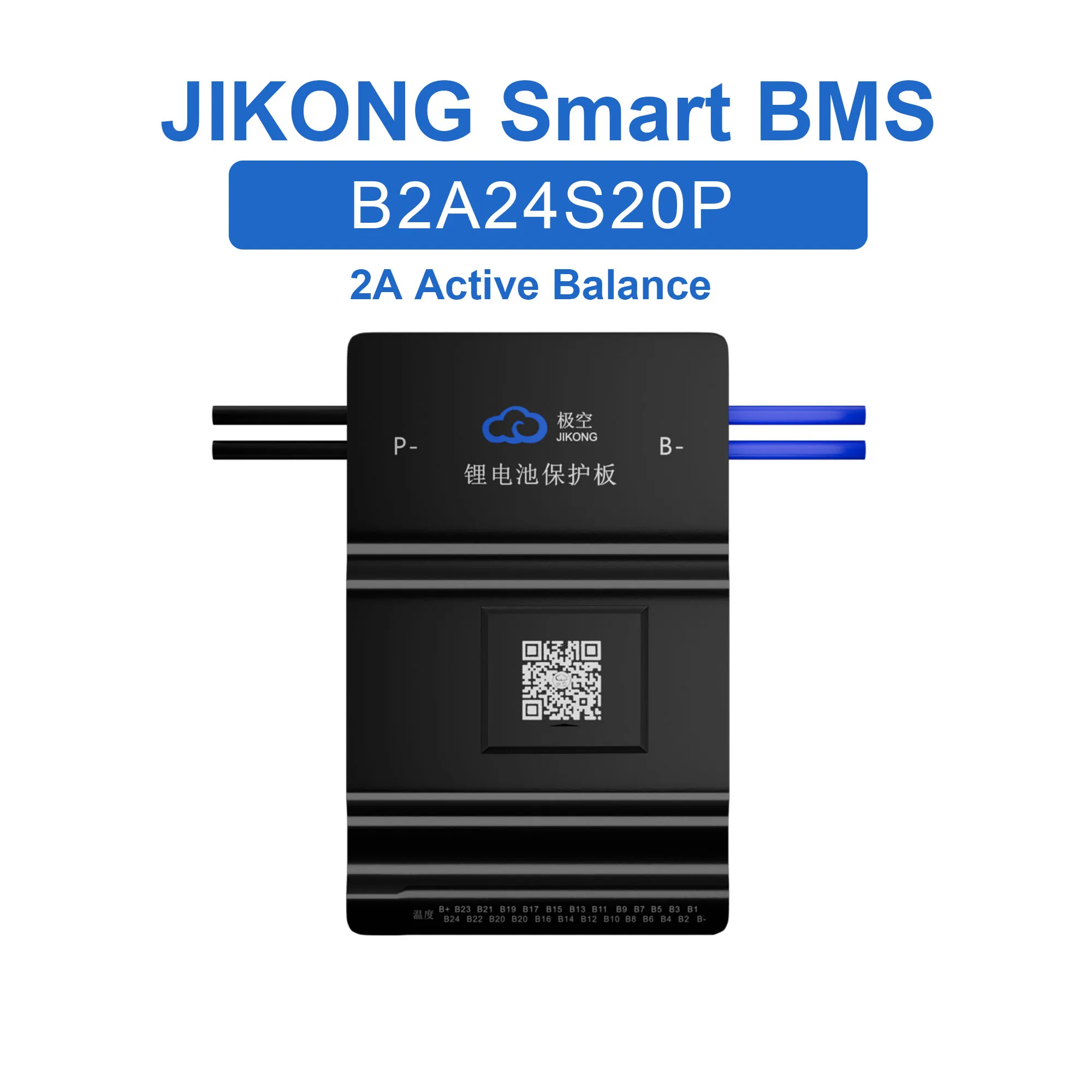 JKBMS 200A 7S 8S 10S 12S 13S 16S 20S 24S Lifepo4 Li-ion Lto Battery Management System Active Balance Current 2A JIKONG BMS