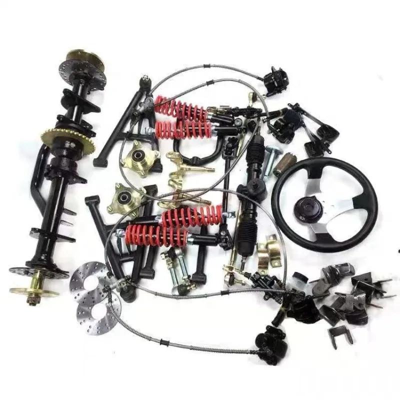 1 Differential suspension Kart half axle motorcycle swing arm rear axle with flange