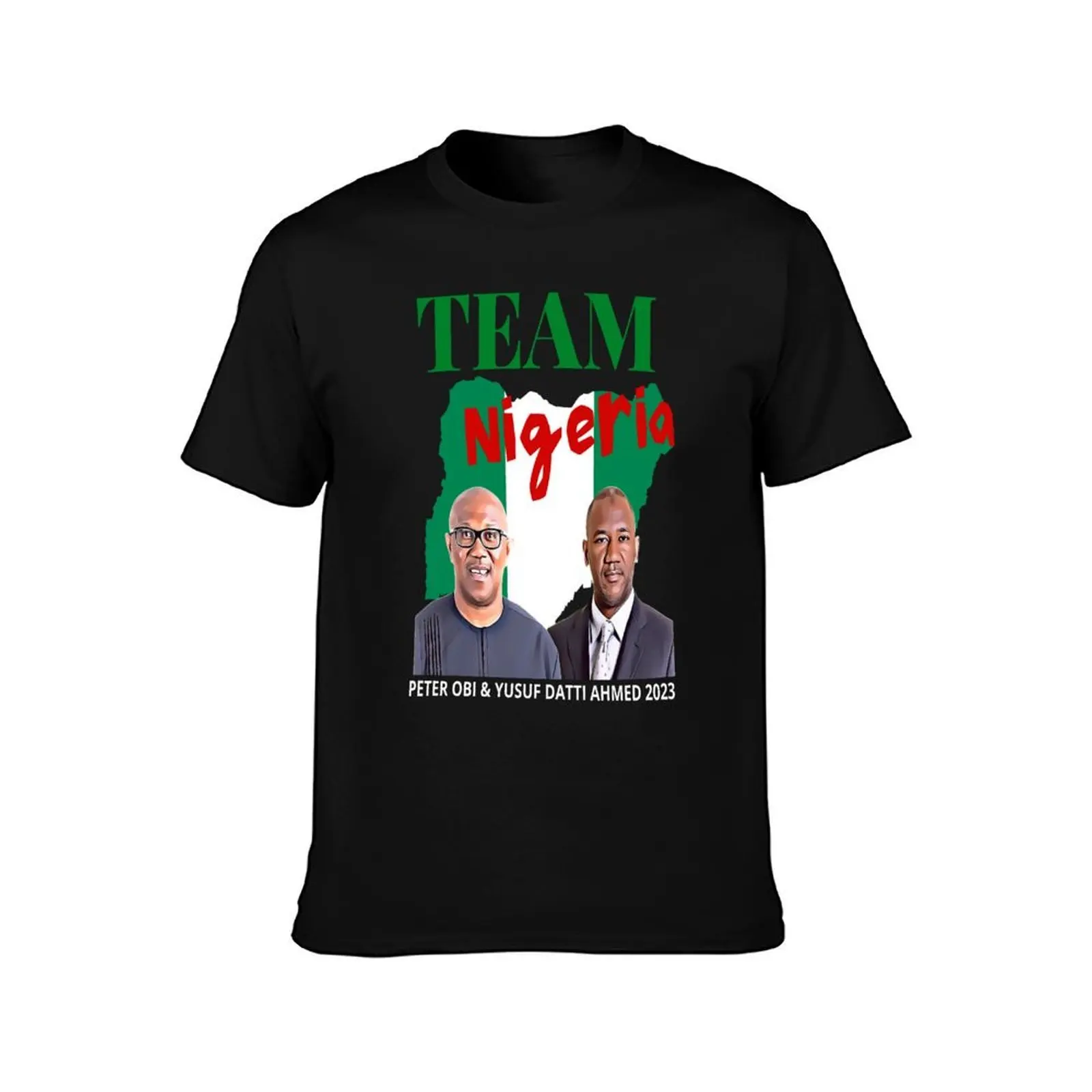 Team Nigeria - ObiDatti 2023 - Peter Obi for President 2023 - Nigeria Elections #ObiDatti2023 T-Shirt, Summer Casual Cotton Tee
