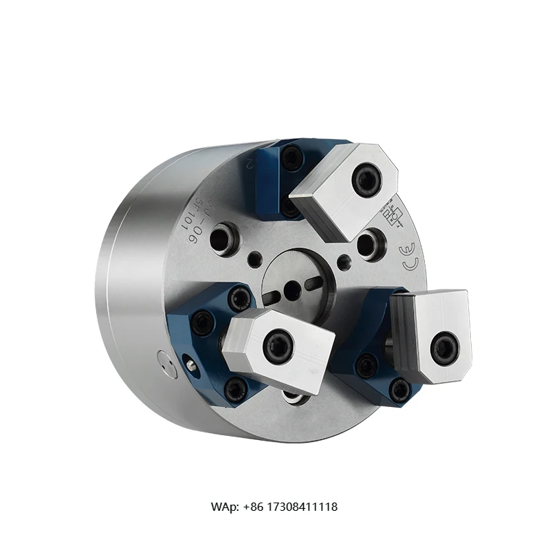 CNC Machine Tool Accessories 3 Jaw Finger Power Chuck Three Jaw Pull Lock Power Lathe Collet Chuck