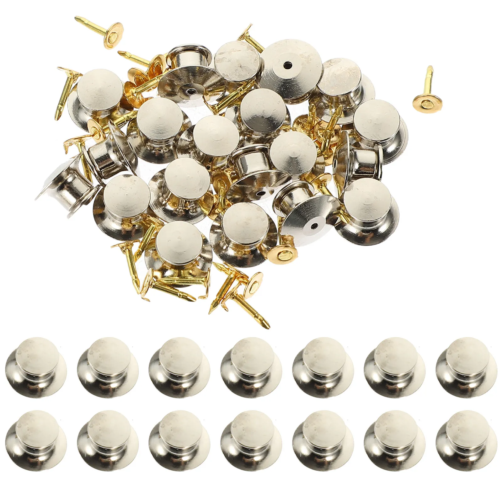 25Pcs Metal Flat Lo…