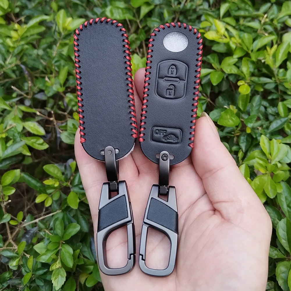Leather Car Key Cas… - image