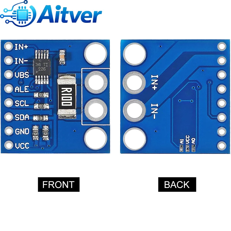 Moduł monitorowania prądu i mocy INA226 I2C Dwukierunkowy czujnik napięcia i prądu do Arduino ESP32 STM32 — zdjęcie produktu 3