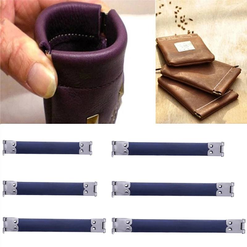 10 Stück Metall Interner Flexrahmen Geldbörse Großhandel Zubehör Tasche Federverschluss 4 Farben – Detail 7