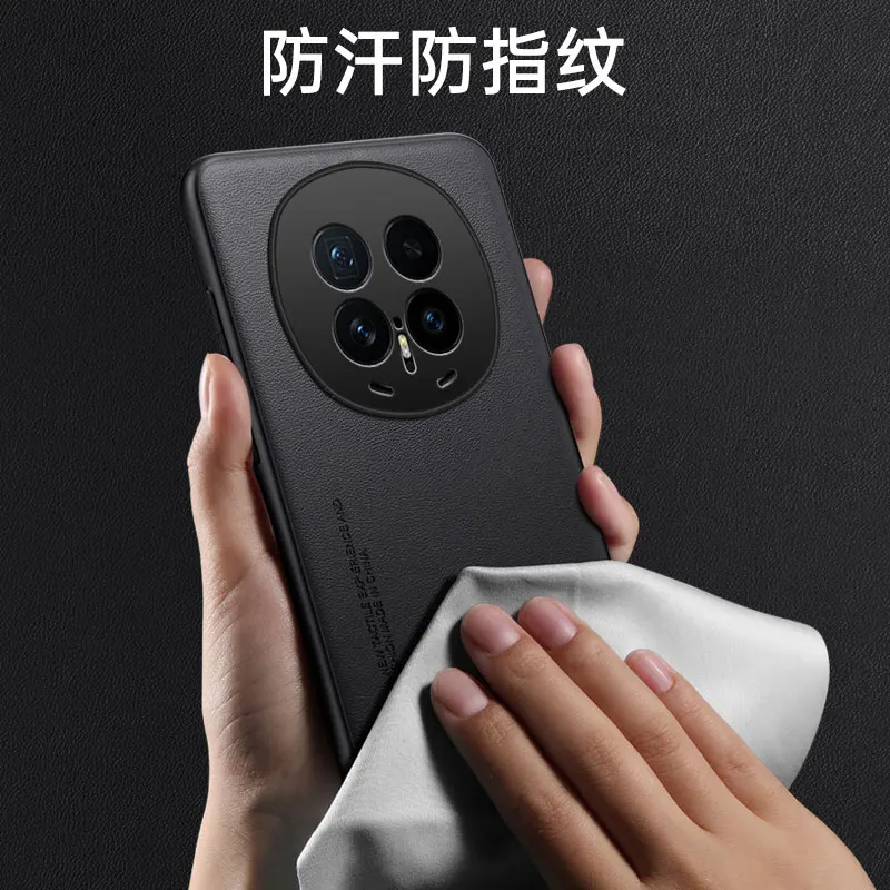 حافظة لهاتف Honor Magic8 Pro Magic 7 6 فاخرة من جلد البولي يوريثان لحماية الهاتف من السيليكون غطاء مقاوم للصدمات لهاتف Huawei Honor Magic 8 Pro