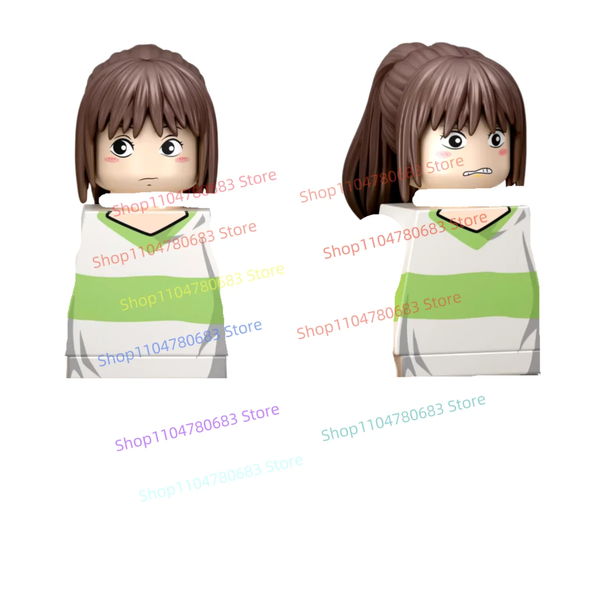 Mini bouwstenen schattig meisje figuur MOC assemblagemodel cartoon anime speelgoed huisdecoratie vakantie cadeau collectie