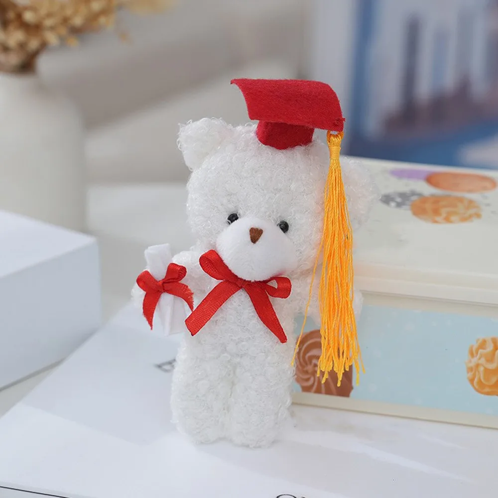

Backpack Pendants Cute Graduation Bear Soft Hanging Stuffed Animal 14cm Dr Bear Gifts