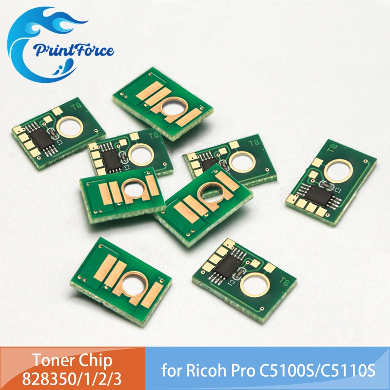 828350 828351 828352 828353 Reset Toner Cartridge Chip for Ricoh Pro C5100S C5110S C5100 C5110 Toner Chip