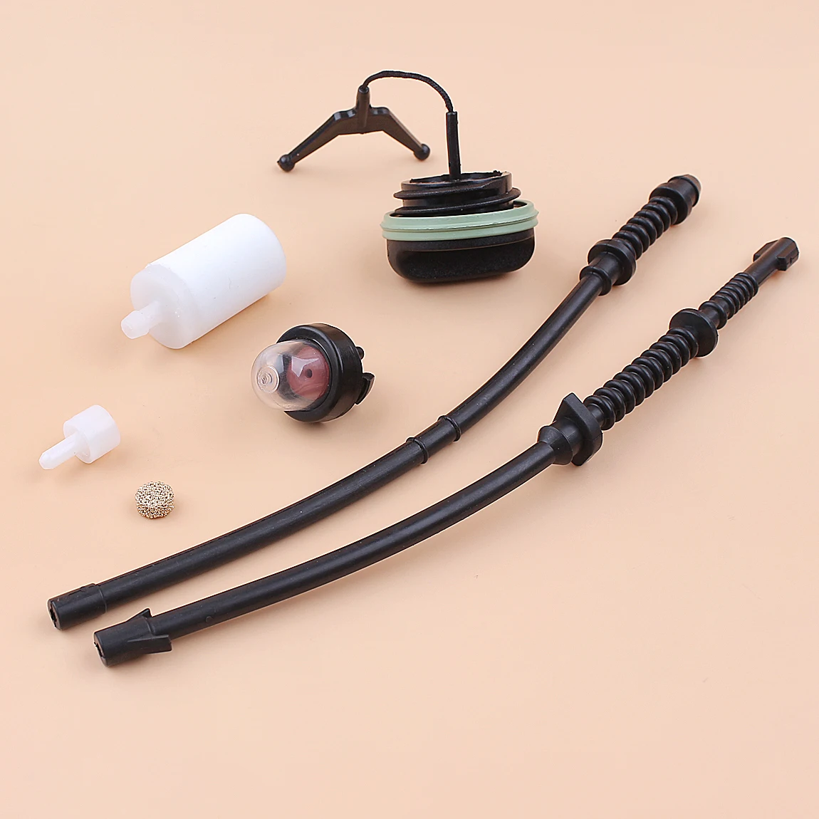 Linha de retorno gás combustível tampa do bulbo ventilação para husqvarna 445 445e 445e ii 450 450e 450 fazendeiro 135 135e 140 140e 142e 435 ferramentas jardim