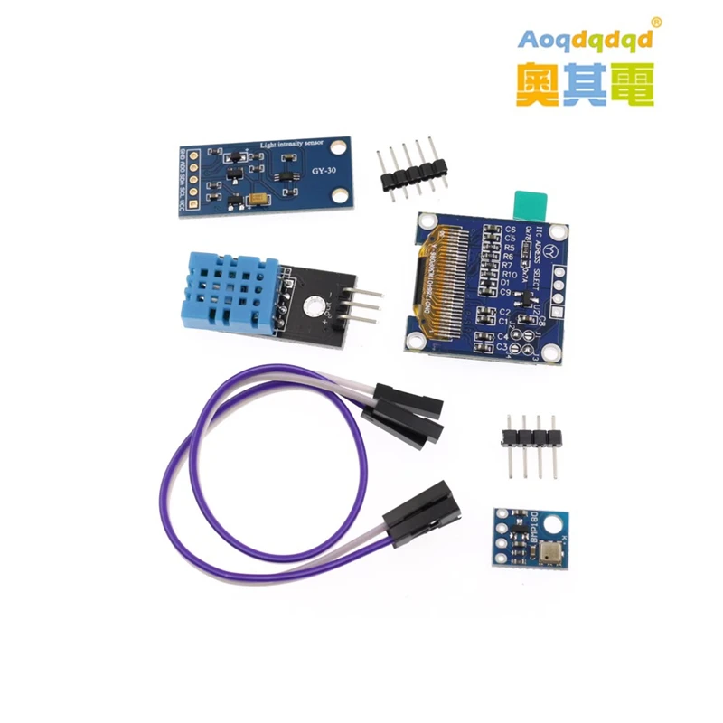 Kit Estação Meteorológica, Umidade e Ambiente, BMP180, Sensor de Pressão, ESP8266