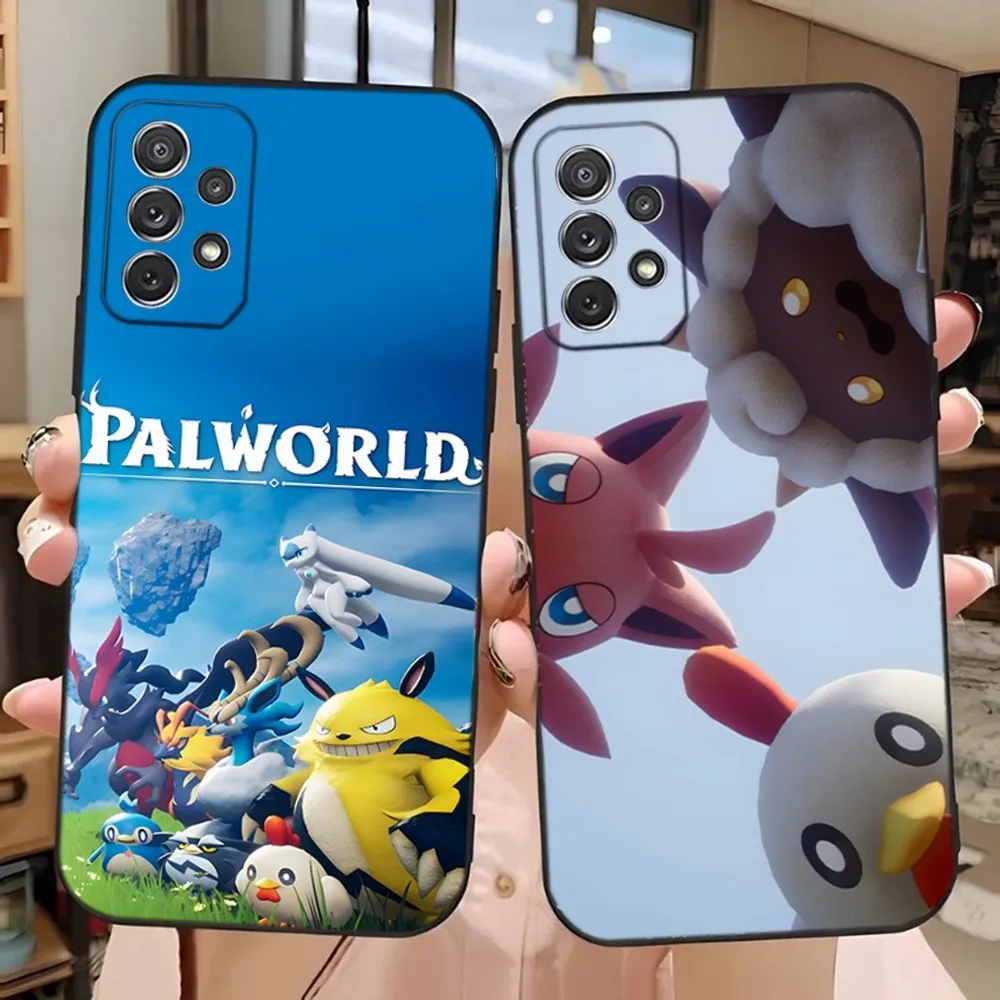 

Game P-Pal WorldS Phone Case For Samsung Galaxy A13,A21s,A22,A31,A32,A52,A53,A71,A80,A91 Soft Black Phone Cover