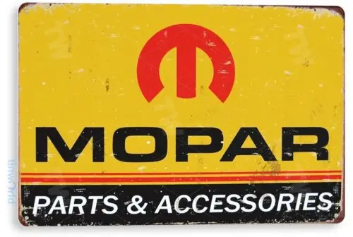 TIN SIGN Mopar Parts Metal Décor Wall Art Garage Auto Shop Cave A507-Aluminum