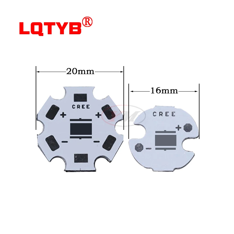 Ceramic High Power/5050-L2T6 lamp ball XLM-10W white red blue green violet light welding 16mm/20mm aluminum substrate