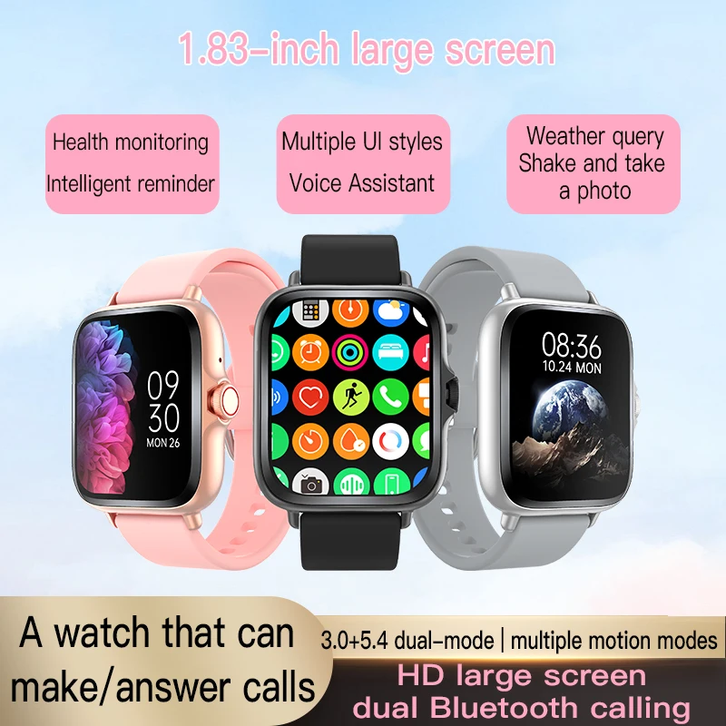 

Women Smart Watch with Fitness Tracker Blood Oxygen and Sleep Monitor Sports Wristwatch Gifts Smart Bracelet Black Friday Deals