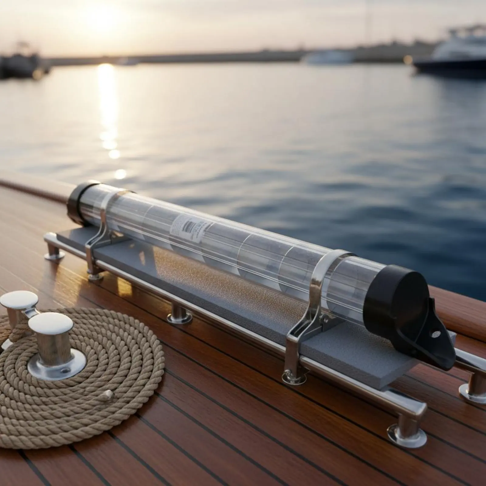Tube Detection Reflector High Reflectivity Tube Type Detection Reflector Boat Safety Equipment Long-Lasting Construction Low