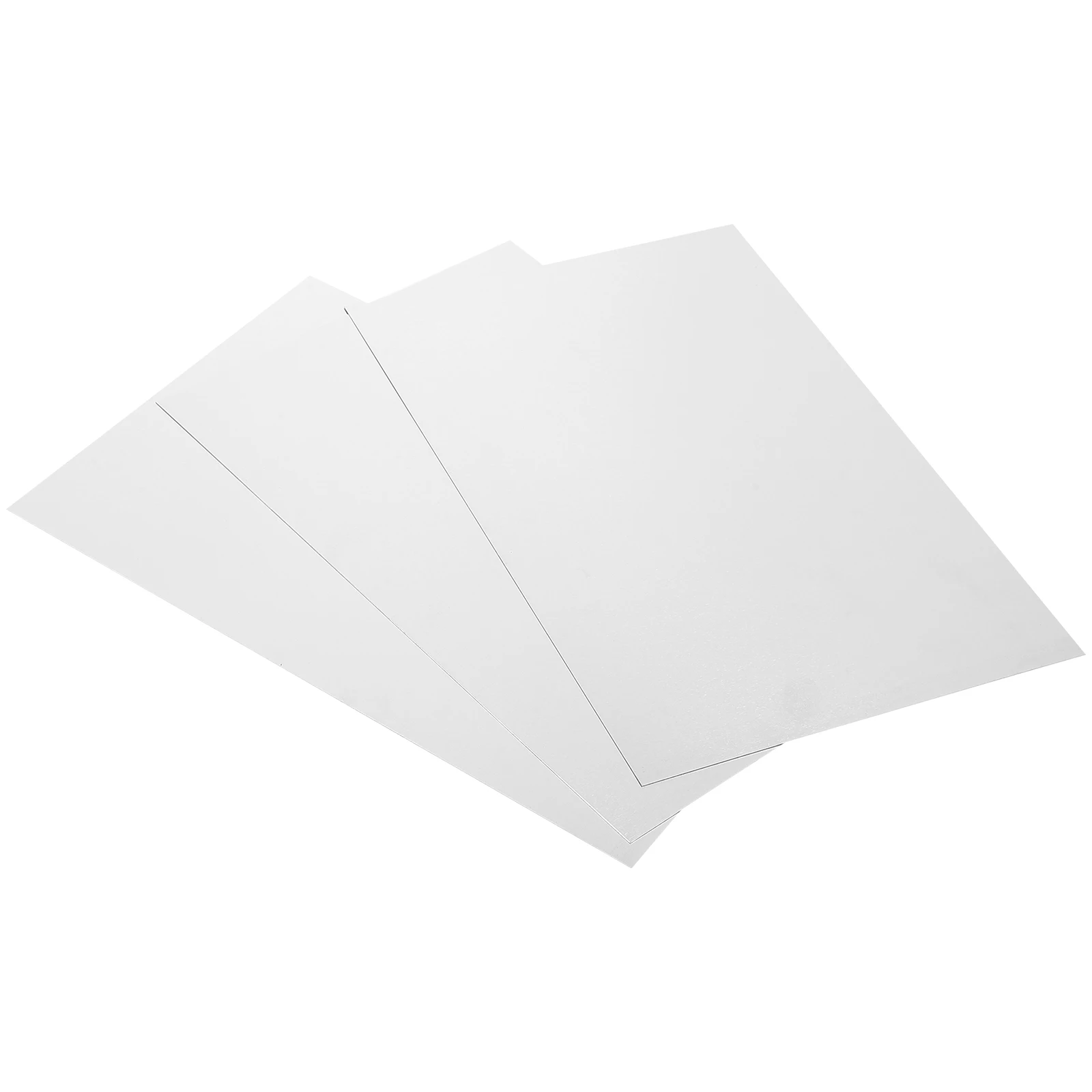 3Pcs Blank Aluminum Plate Sublimation Metal Board Photo Sign DIY Metal Sheets for Printing Custom Patterns Creative Gifts
