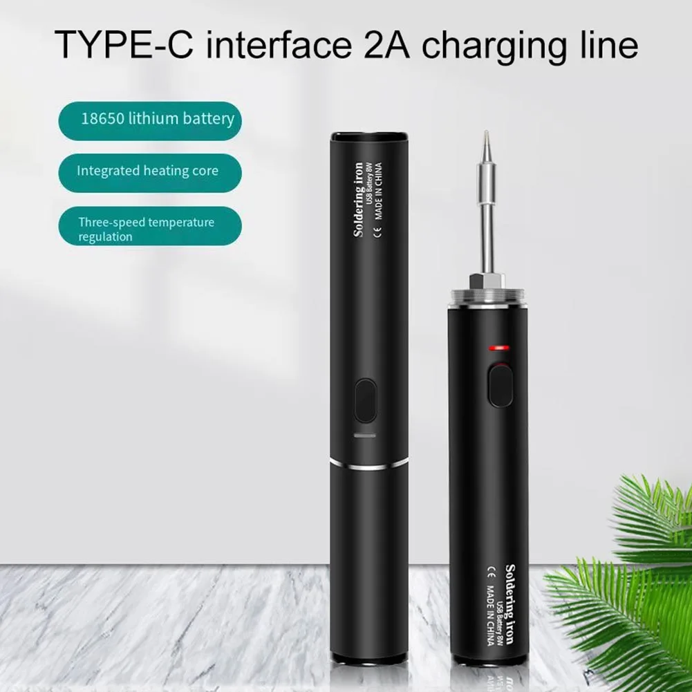 

Паяльник 5 В, 155*18 мм, регулируемая температура, контроль нагрева, быстрый час нагрева, легкий и компактный