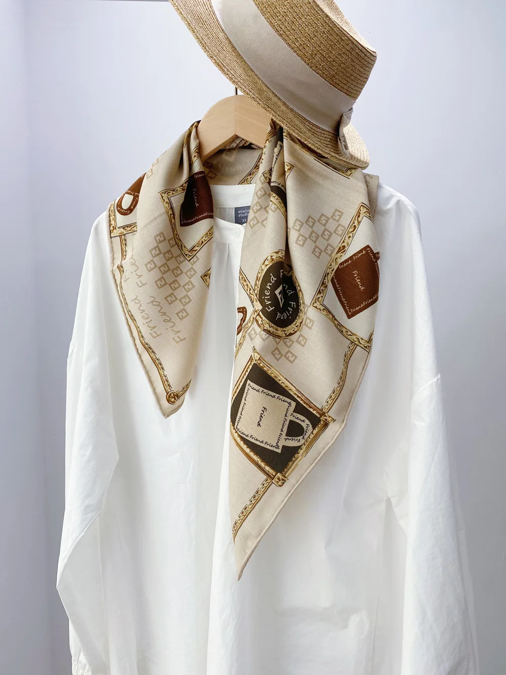 Szal z mieszanki jedwabiu i wełny, ciepły szalik zimowy, damskie szale, ręcznie rolowane chusty, kwadratowe bandany, akcesoria odzieżowe, 65 cm x 65 cm