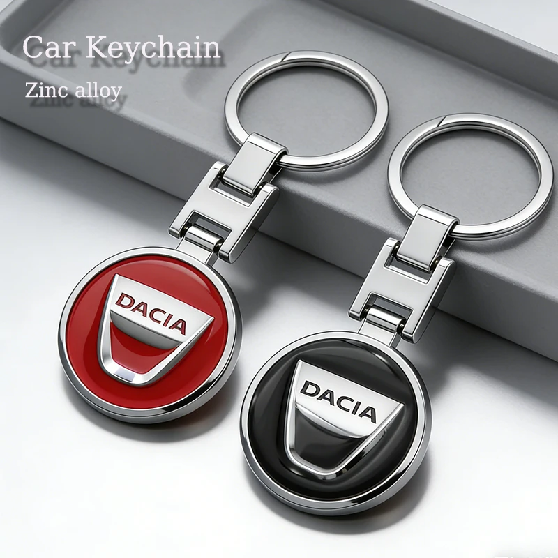 1 unidad de llavero de metal 3D para coche, accesorios de llaveros con emblema de coche para Dacia Duster Sandero Bigster Dokker Jogger Logan Stepway Lodgy